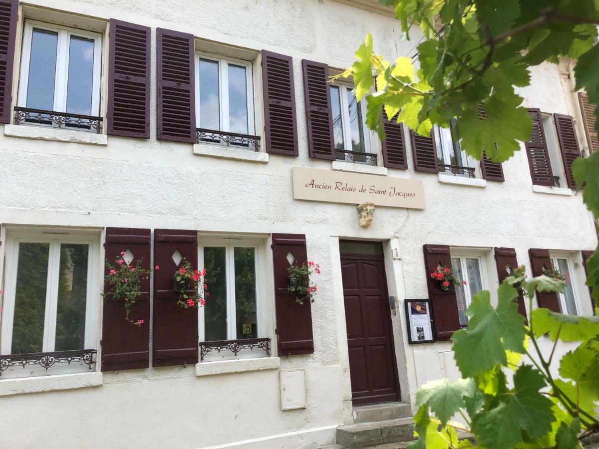 Gite Ancien Relais De Saint-Jacques La Roche-Guyon Exteriör bild